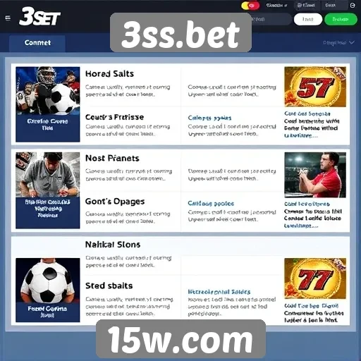 Principais características do site 3ss.bet